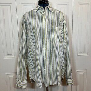 J. Crew Men's 100% 2 Ply Cotton Shirt Sz L